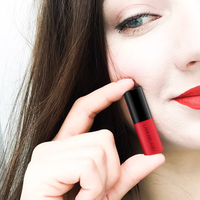 Son lì LAMUSELAND không dính cốc 12 màu sắc tươi sáng tùy chọn | BigBuy360 - bigbuy360.vn