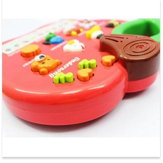 Đồ chơi cho bé  🔖SỈ 🔖   Đàn piano phát tiếng anh hình thú cho bé 21x23cm giải trí 9136