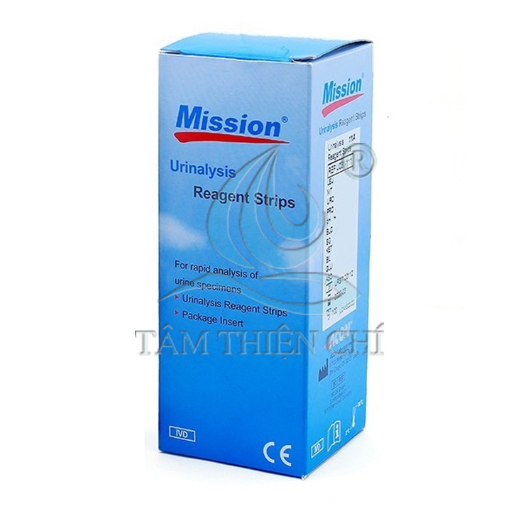 Que thử nước tiểu ACON Mission 11 thông số hộp 100 test