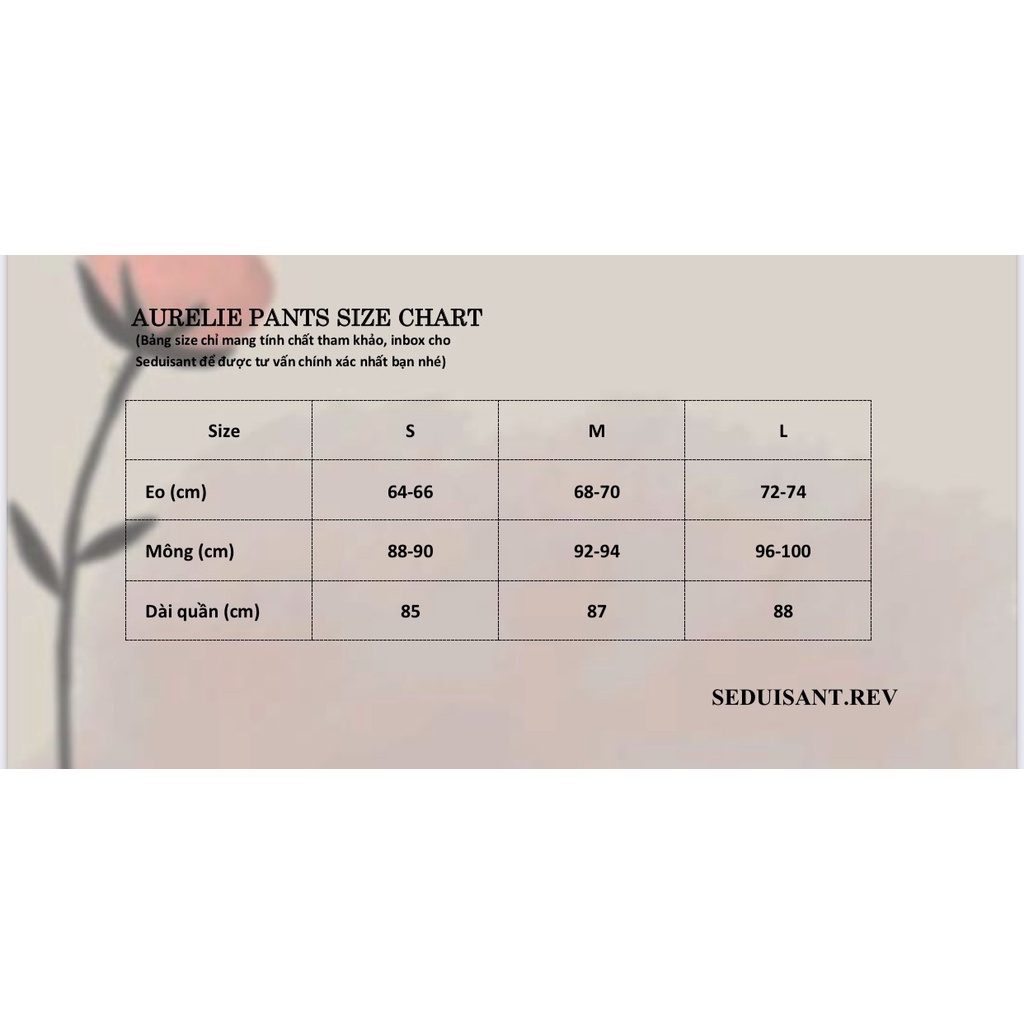 Aurelie Pants - Quần ống loe SEDUISANT.REV