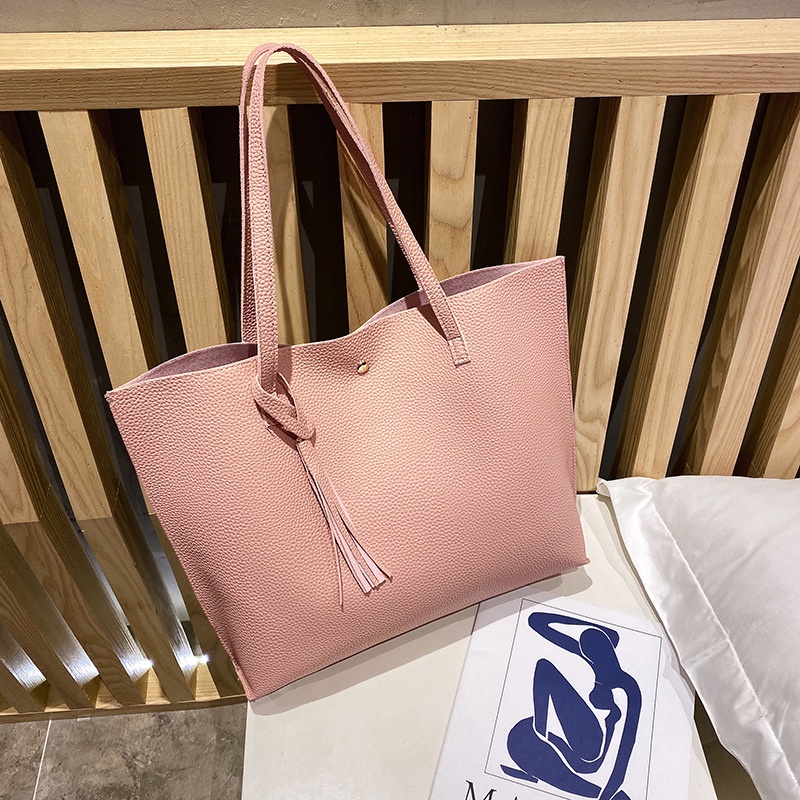 Túi Xách Tote Cỡ Lớn Phối Tua Rua Thời Trang Cho Nữ