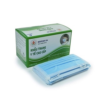 hàng có sẵn - Khẩu trang y tế Khánh An 4 lớp dày dặn mềm mịn