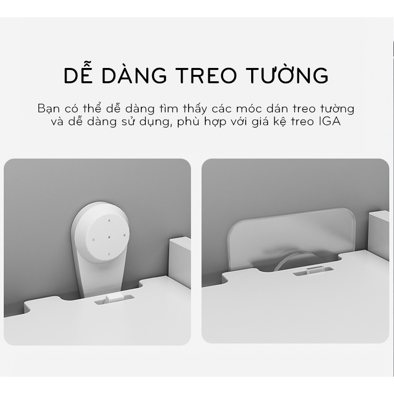 Kệ wifi, Kệ Trang Trí, Kệ Treo Tường Đa Năng Nhiều Công Dụng Thương Hiệu IGEA - IG375 và IG407