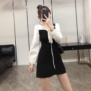 đầm đan ngực