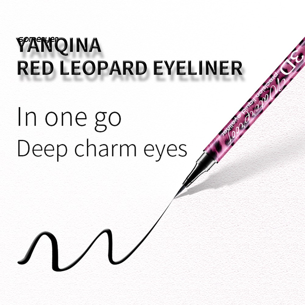 Bút kẻ mắt YANQINA nhanh khô chống nhòe chống nước vỏ thiết kế da báo độc đáo | BigBuy360 - bigbuy360.vn