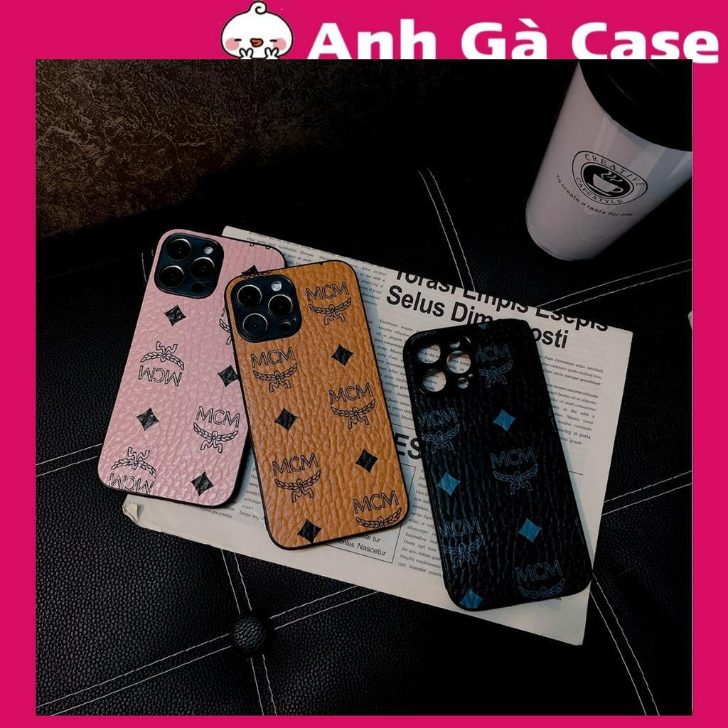Ốp lưng iphone DA SẦN MC FULL VIỀN 4 CẠNH 7plus/8plus/xs max/11/11promax/12promax/13promax/14promax Anh Ga Case