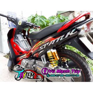Tem rời xe sirius đỏ đen
