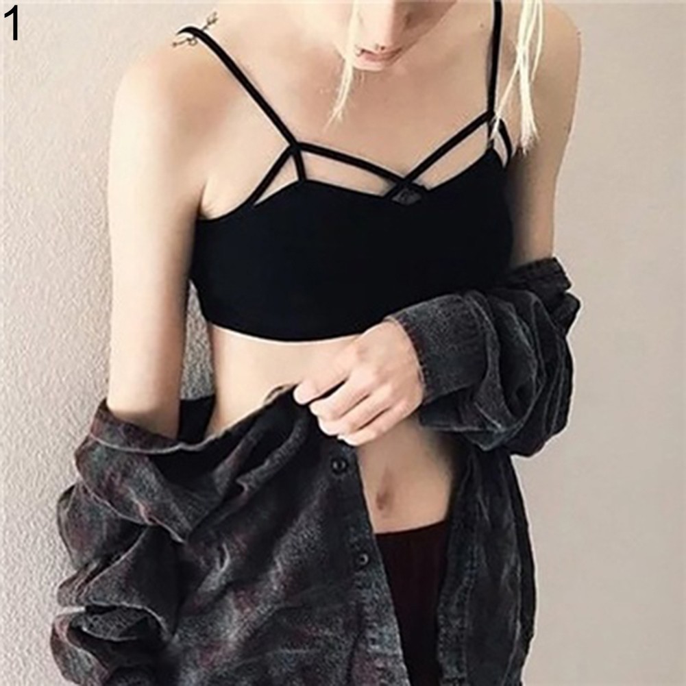 Bra phối dây chéo ngực nữ tính