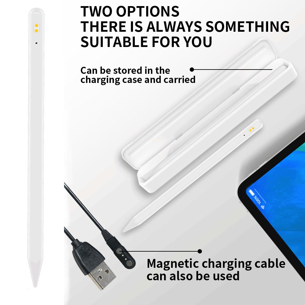 Anysoso Bút Cảm Ứng 14gen Pro Ipad Pen Stylus with Battery Pen Box with Palm Rejeciton and Magnetic for Ipad 2018/2019/2020