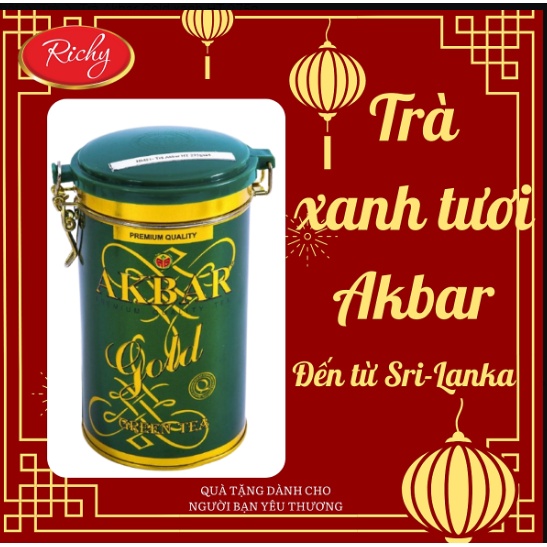 Trà Akbar Gold xanh HT 275g