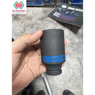 Đầu Tuýp 1/2" (Đen-Dài 78-80mm) Kingtony 8-32mm