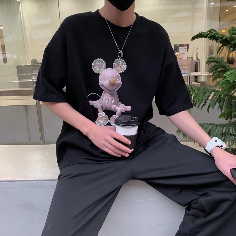 NRVP Áo Thun Ngắn Tay Dáng Rộng Thời Trang Mùa Hè 2021