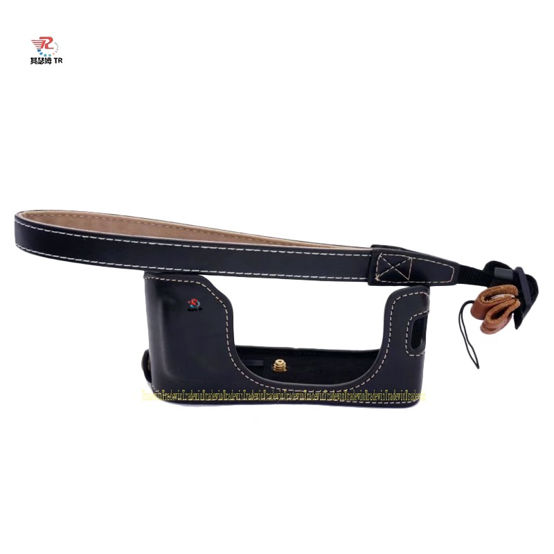 Bao Da Pu Cho Máy Ảnh Fujifilm X100F Với Dây Đeo Tay