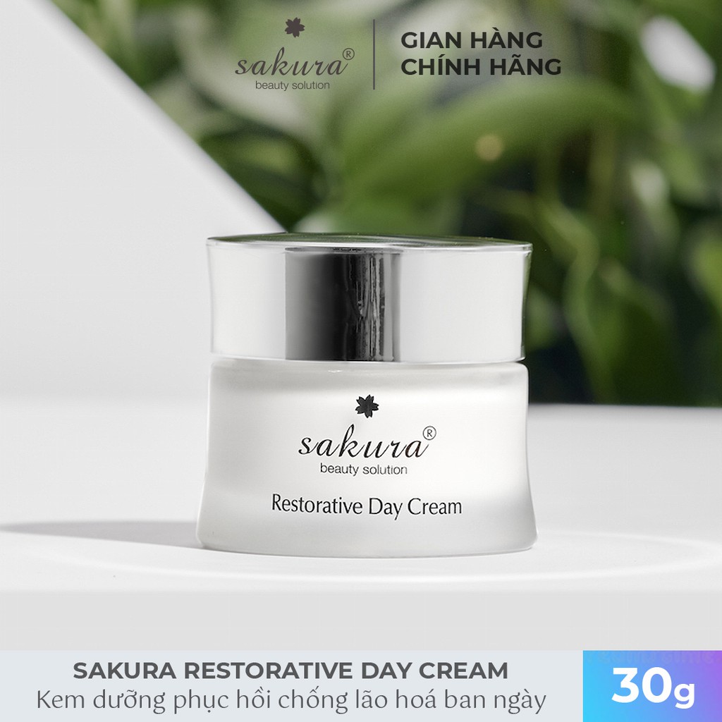 Kem dưỡng phục hồi chống lão hoá da ban ngày Sakura Restorative Day Cream 30g