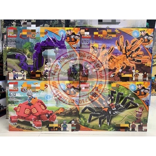PRCK 69619 Naruto Bộ đồ chơi lắp ráp Vĩ thú