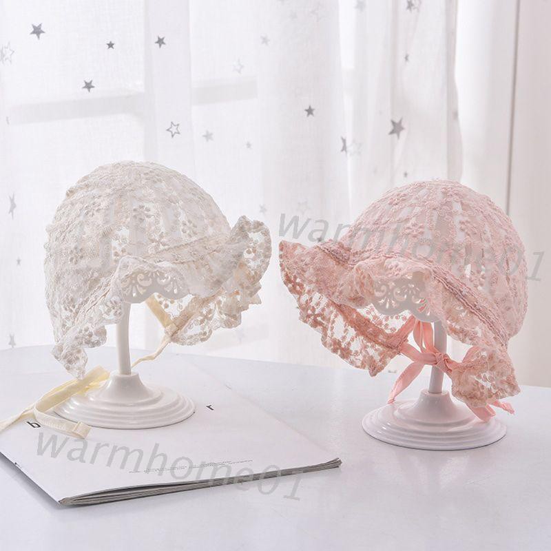 Mũ Ren Hoa Phụ Kiện Chụp Hình Cho Bé Gái