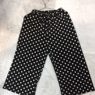 quần culottes vải sọc