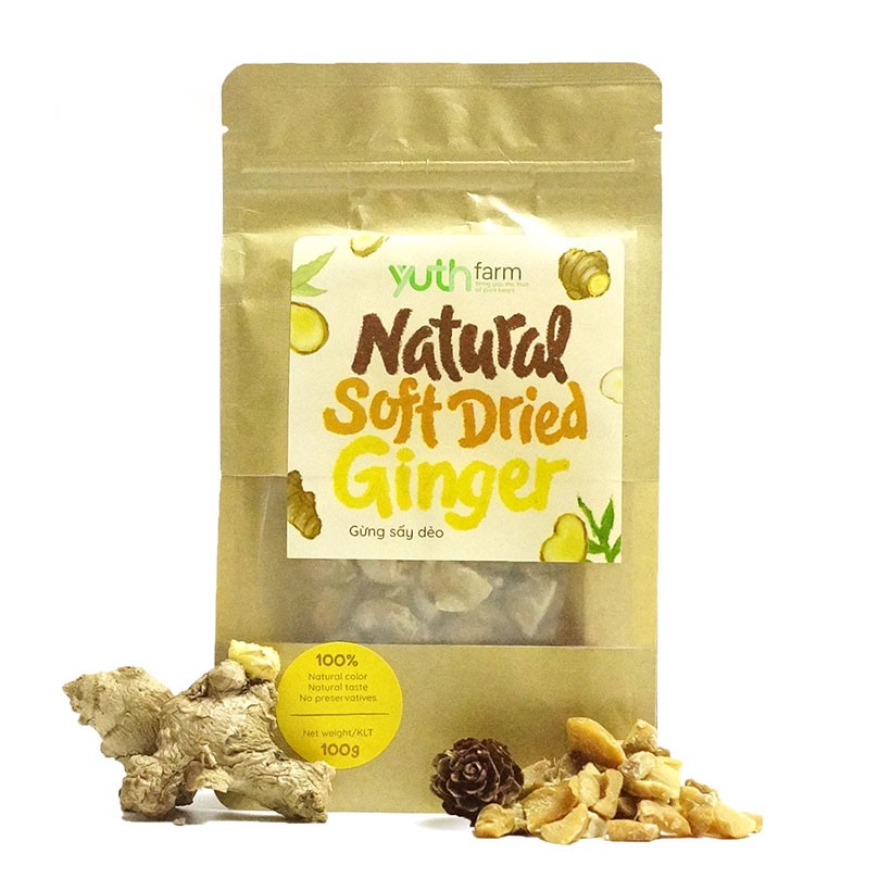 Gừng sấy dẻo Yuthfarm (100g)