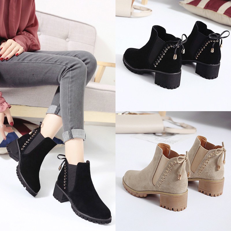 Boots nữ da lộn Châu Âu cao cấp mới nhất Order | BigBuy360 - bigbuy360.vn