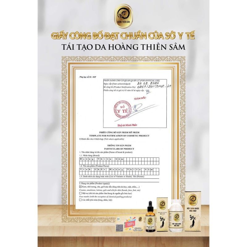 Bột Rửa Mặt Hoàng Thiên Sâm ⚡️Freeship ⚡️Trả lại làn Da hồng Hào, thanh Xuân cho bạn