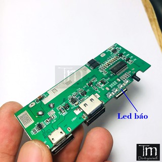 Mạch Sạc Dự Phòng 5V3A 3 Cổng MicroUSB - Lighining - TypeC