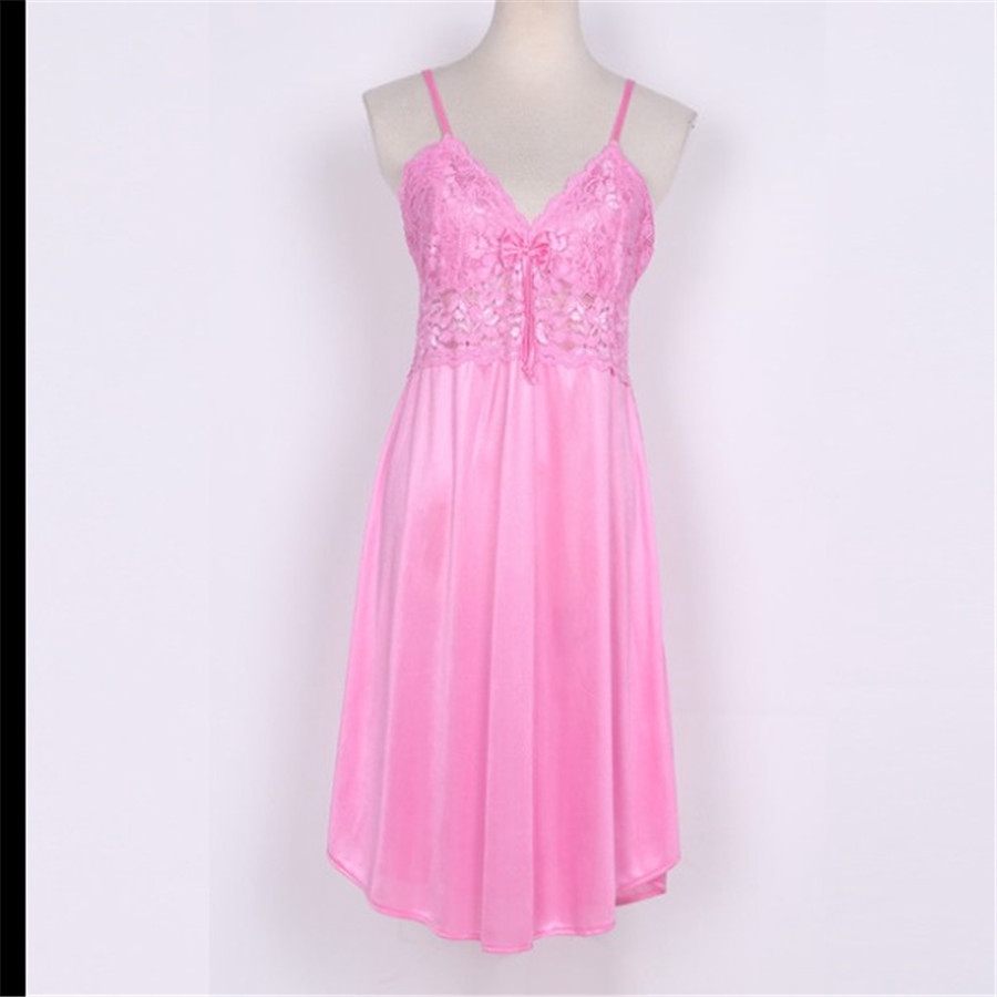 Đầm Ngủ Hai Dây Vải Lụa Lạnh Size Lớn | BigBuy360 - bigbuy360.vn