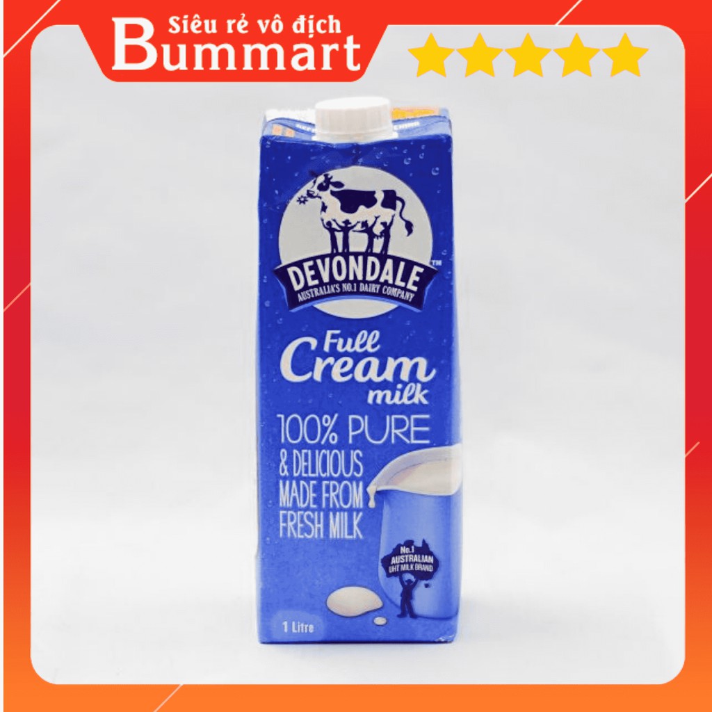 SỮA DEVONDALE NGUYÊN KEM ÚC 1L