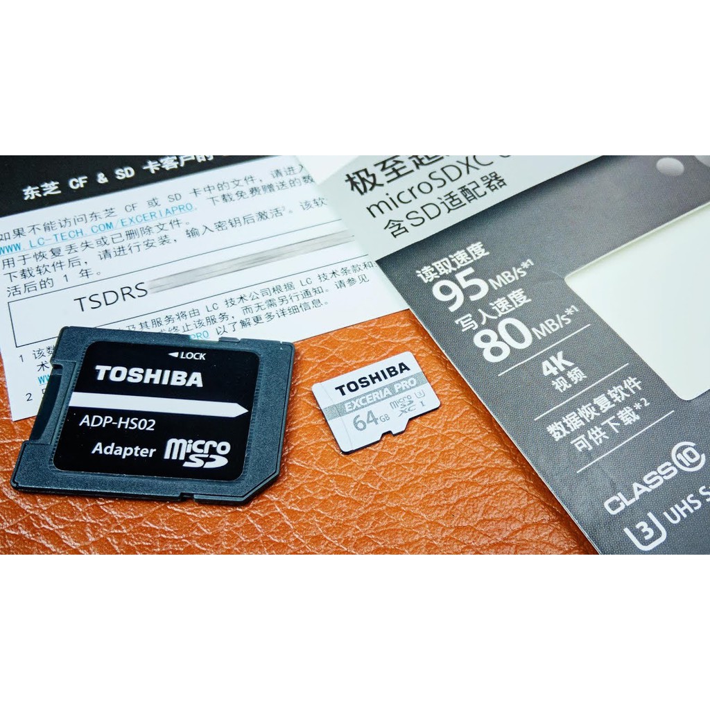 Thẻ Nhớ Micro SDXC Toshiba Exceria Pro M401 64GB UHS-I U3 4K 95MB/s - HÀNG THANH LÝ KHÔNG BẢO HÀNH