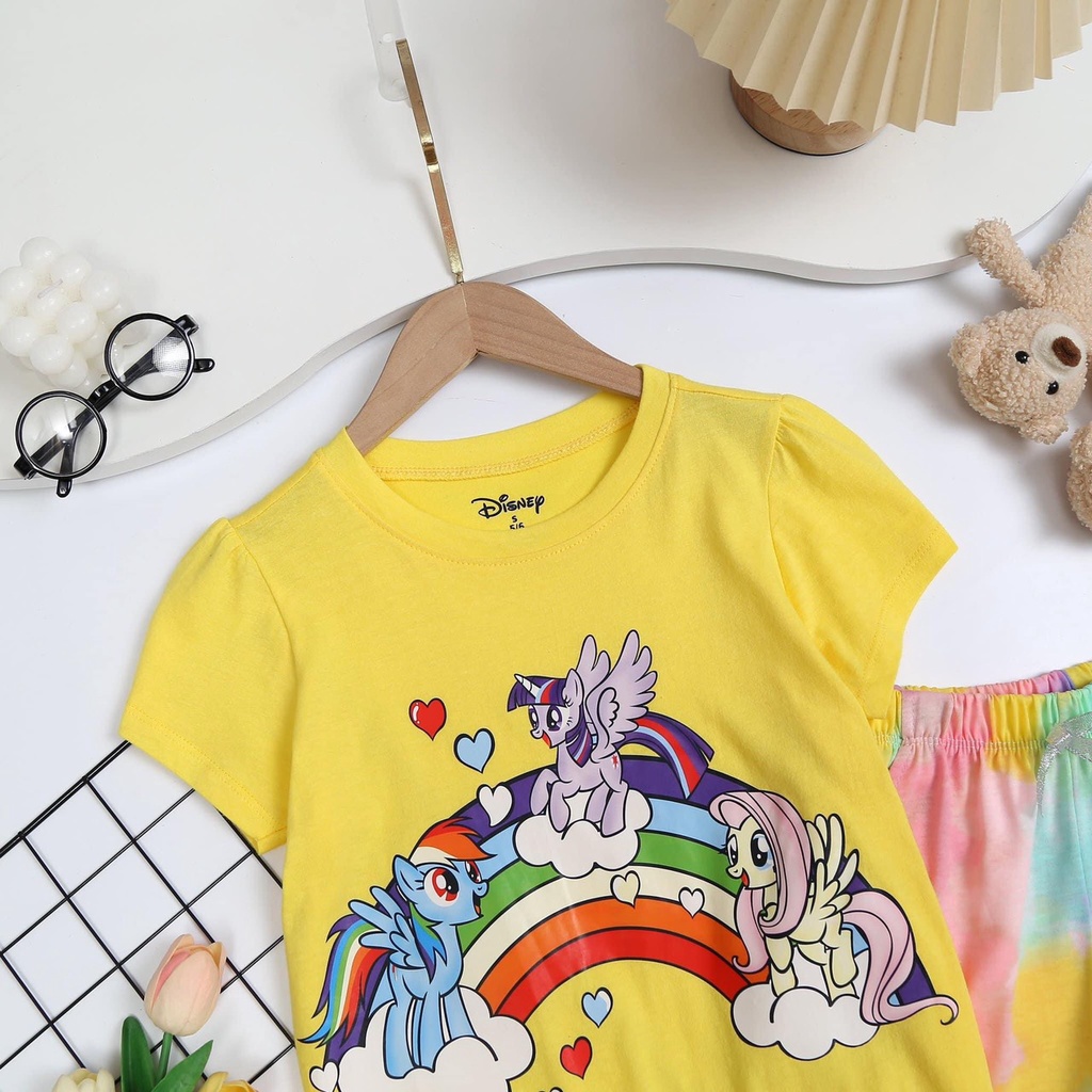 Đồ Bộ Bé Gái VNXK Set Đồ Bé Gái Size Đại 17-48 Kg Thun Cotton Xuất Dư In Công Chúa Pony Đẹp Homie Kids