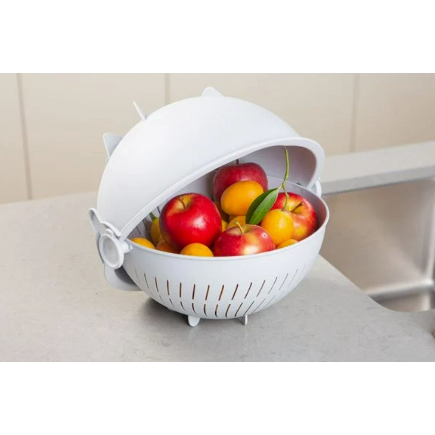 Rổ rửa thực phẩm 2 lớp Inochi cao cấp