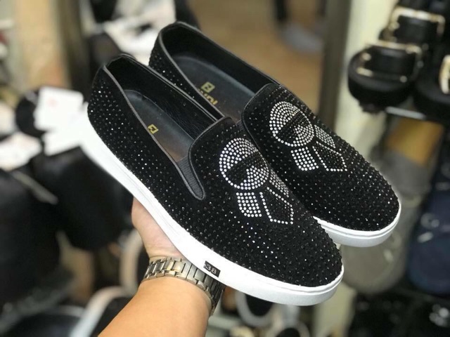 Slip on đính đá nam