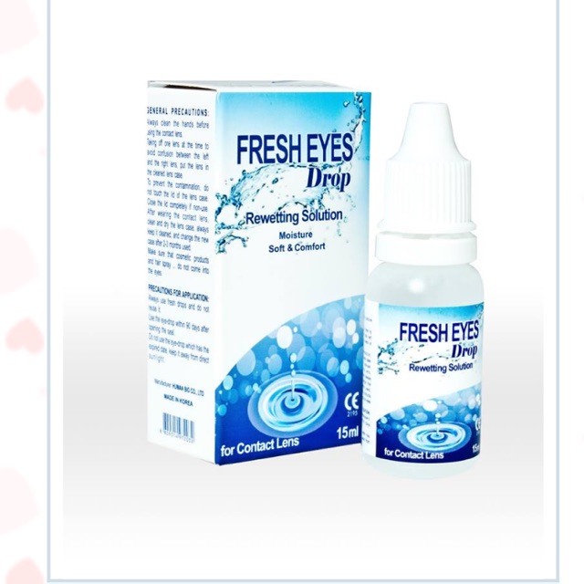 Dung dịch nhỏ mắt Fresh Eyes xanh