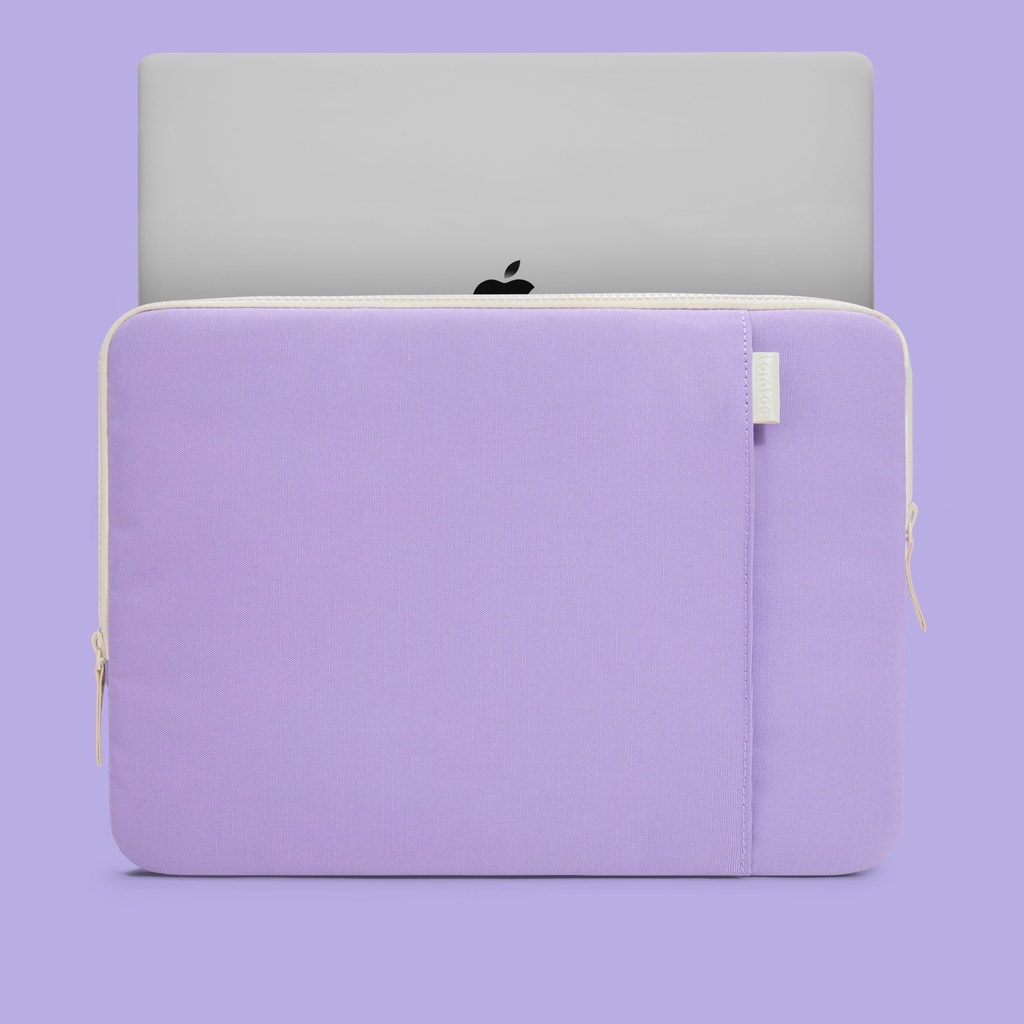 TÚI CHỐNG SỐC TOMTOC (USA) ORGANIZED CORNER ARMOR + POUCH MACBOOK AIR/PRO 13” NEW VIOLET A23-C02V01