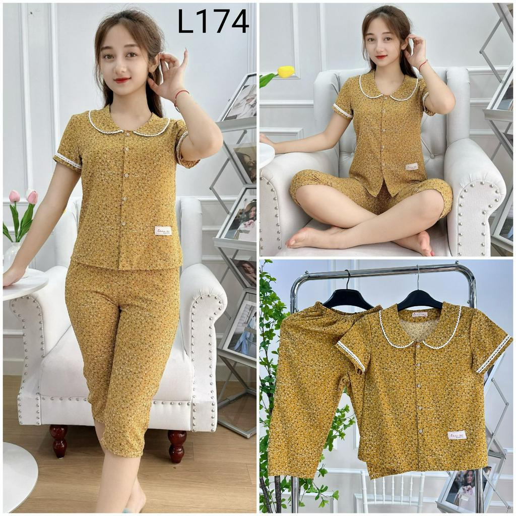 ĐỒ BỘ NỮ MẶC Ở NHÀ, QUẦN ÁO BỘ NỮ MẶC MÙA HÈ MẪU QUẦN LỬNG TAY CỘC ĐẸP