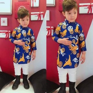 Combo 2 áo dài cách tân+ 5 bộ đồ nhí