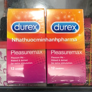 Bao Cao Su Durex Pleasuremax thăng hoa từng cảm xúc (Hộp 12 chiếc)