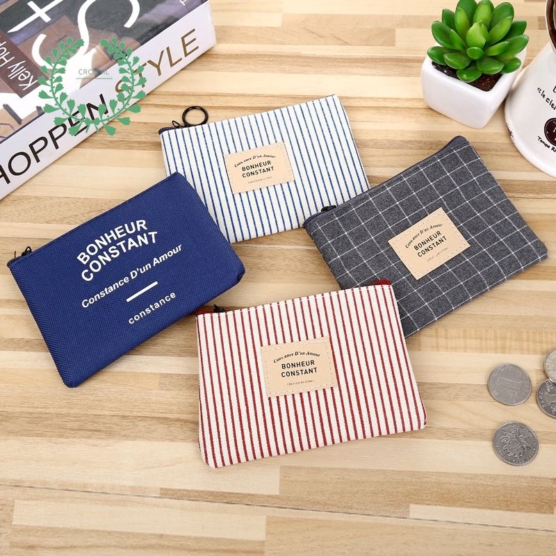 Bán Sỉ Túi Đựng Tiền Xu Ví nhỏ bằng vải dễ thương mini