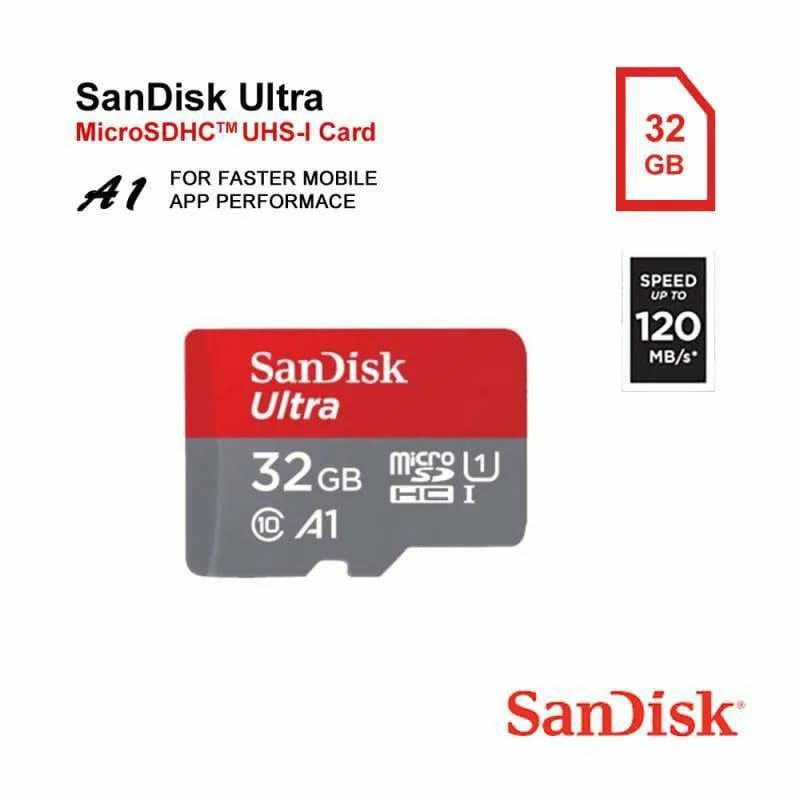 Thẻ Nhớ Micro Sandisk 32gb 120mb / S A1 | BigBuy360 - bigbuy360.vn