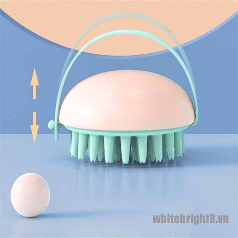 (Hàng Mới Về) Dụng Cụ Mát Xa Da Đầu Khi Tắm Bằng Silicone