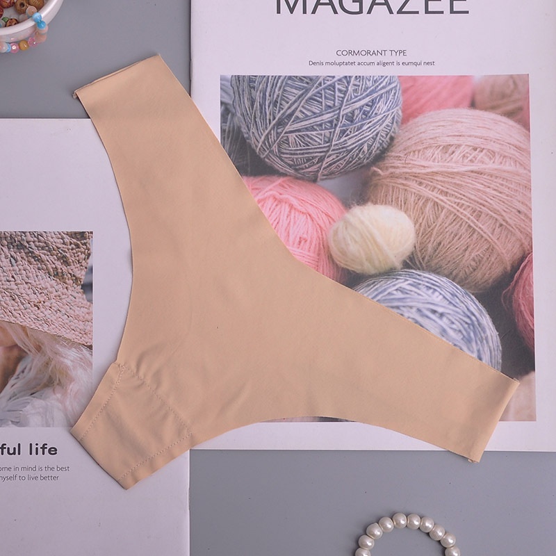 Quần lót lụa cotton không đường may quyến rũ phong cách Âu Mỹ cho nữ