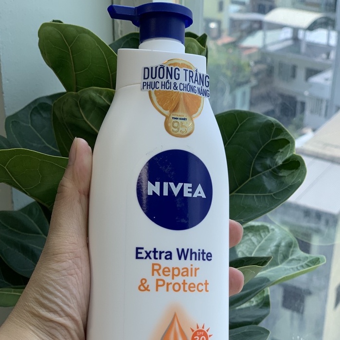 Dưỡng thể Trắng da chống nắng NIVEA Extra White Repair &amp; Protect Body Lotion 350ml