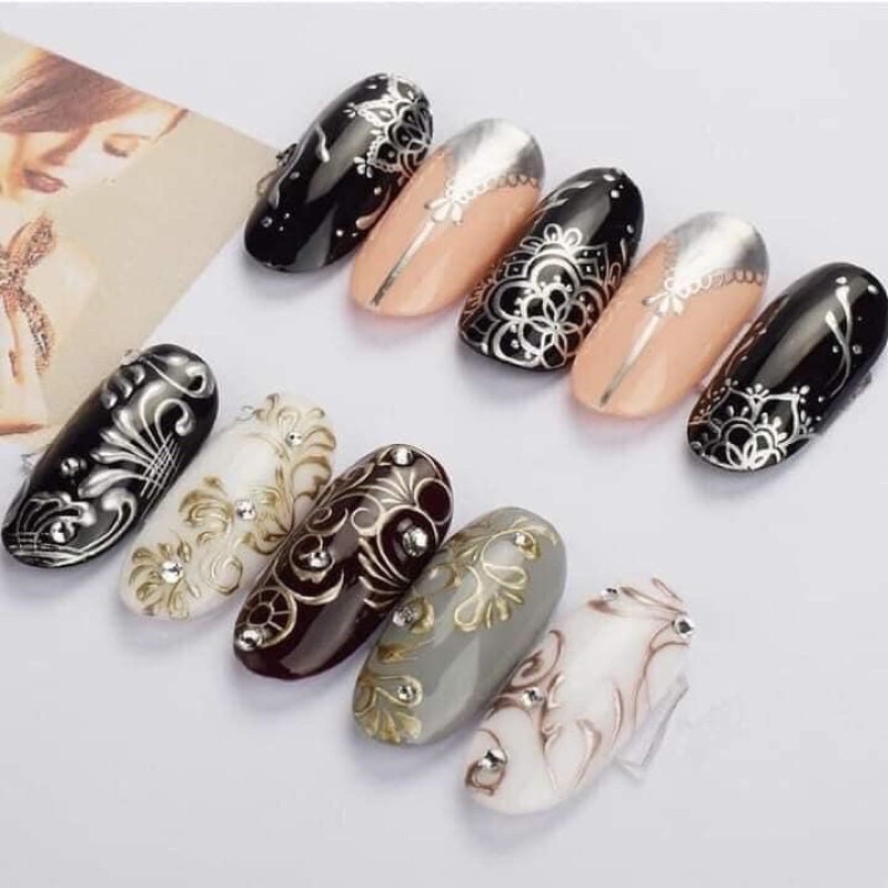 Gel Metan Vẽ viền móng vẽ móng chuyên dụng - Gel TI.TAN vẽ móng