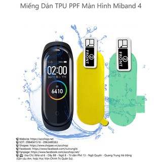 Miếng Dán bảo vệ PPF cao cấp cho Miband 4