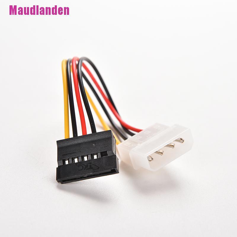 1 Dây Cáp Chuyển Đổi Nguồn Điện 4 Pin Ide Molex Sang 15-pin Serial Ata Sata