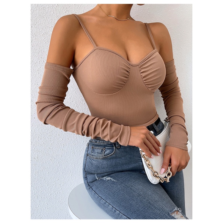 Áo Kiểu Tay Lỡ Hở Lưng Phong Cách Quyến Rũ