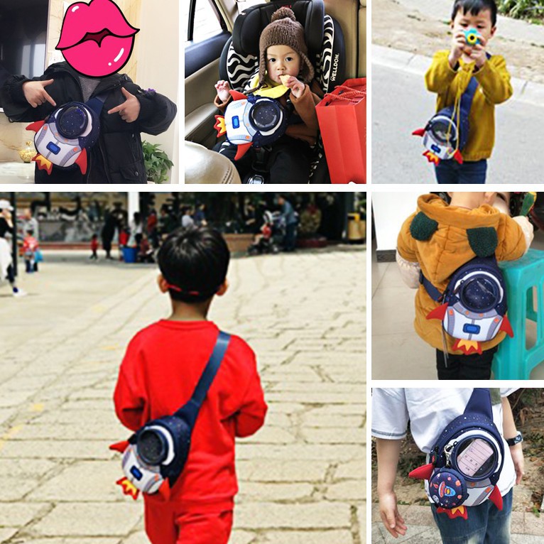 UEK Túi Đeo Chéo UEK Rocket Cao Cấp Cho Trẻ Em - Hàng Chính Hãng