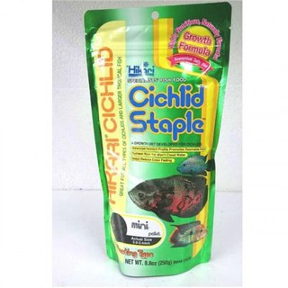 Hikari Cichlid Staple mini Thức ăn cho cá tai tượng kim cương hải hồ cá săn mồi 250gram