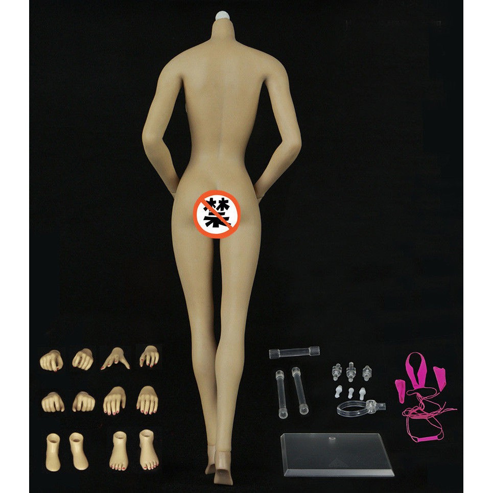 Mô hình búp bê nữ phong cách Châu Âu tỉ lệ 1:6 với chân tay có thể tháo rời JOQ-10E-BM