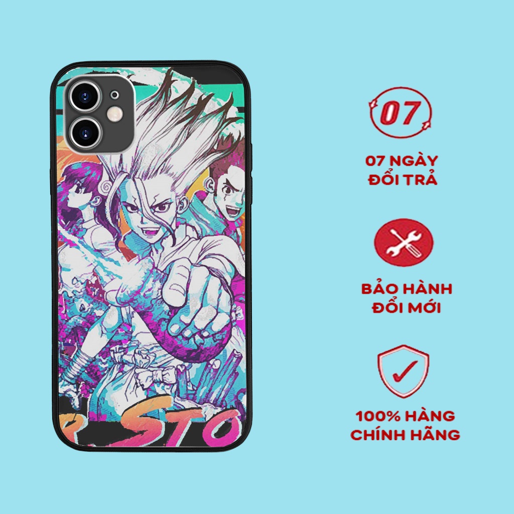 Ốp Manga Dr.Stone  Ishigami Senku cực ngầu cho IPHONE và SAMSUNG  MANGA00163