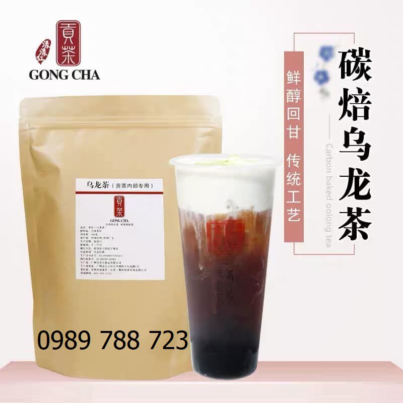 Trà Ô long đỏ Gong-Cha 500gr cao cấp chuyên dùng pha trà sữa nướng ( Ô long cháy)